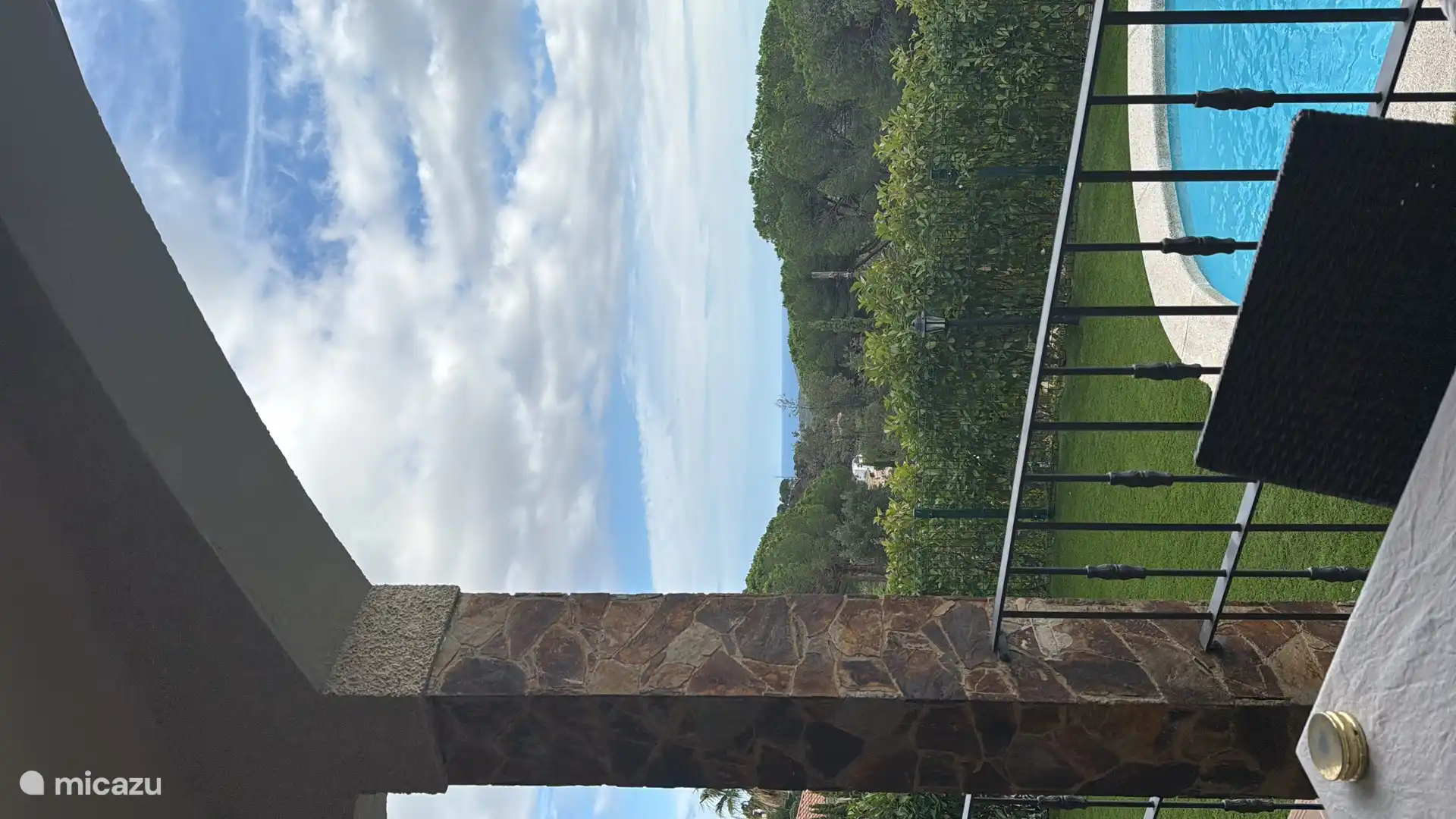 Meerblick von der Veranda 