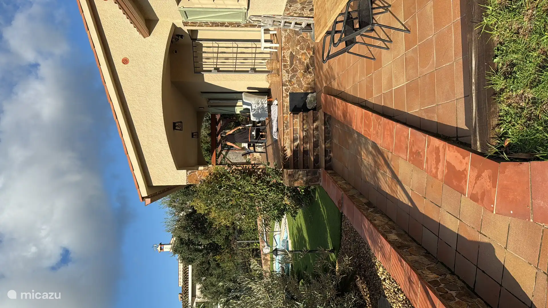 Haus mit Seiteneingang 