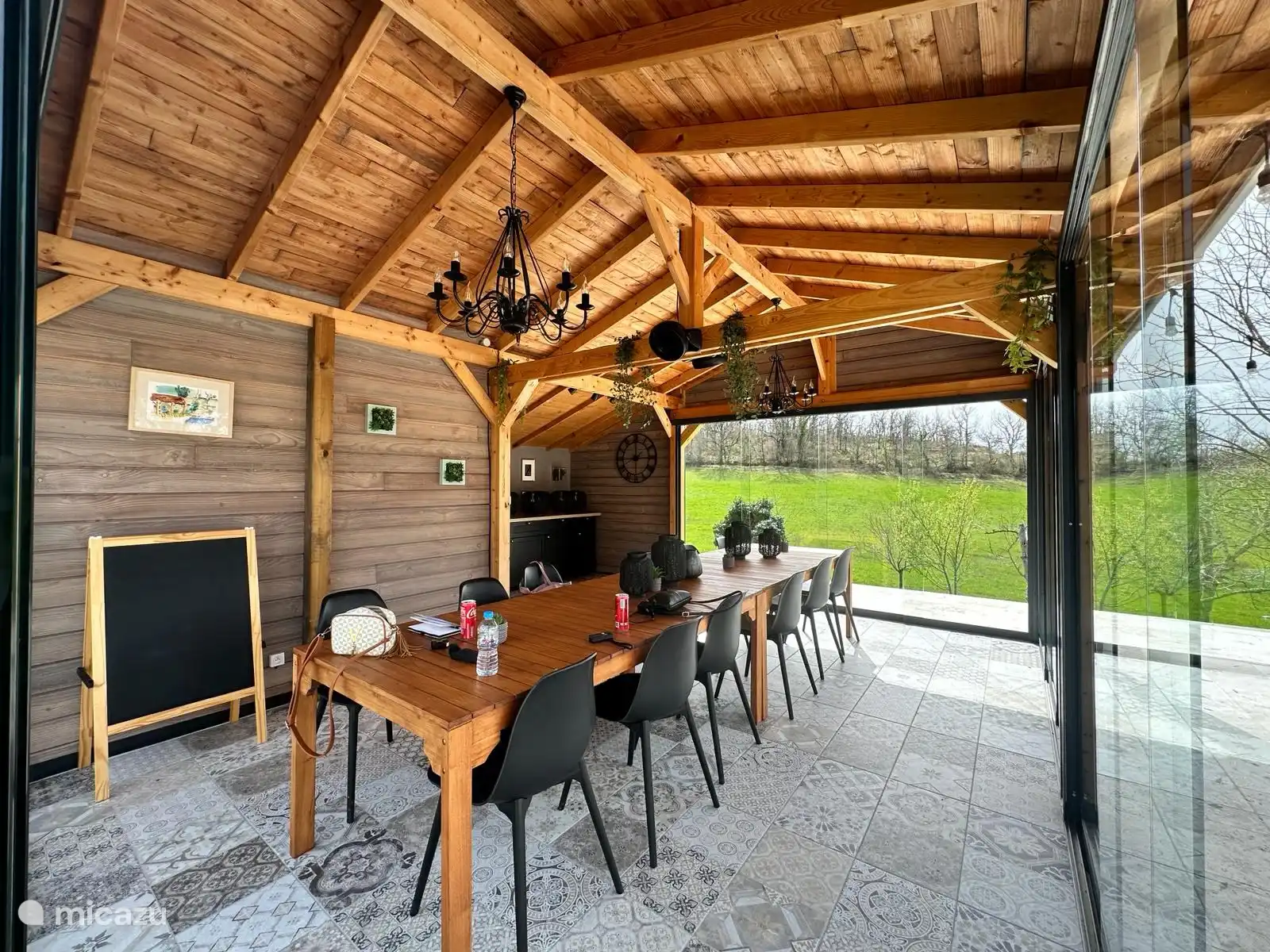 Terrasse de jardin privée