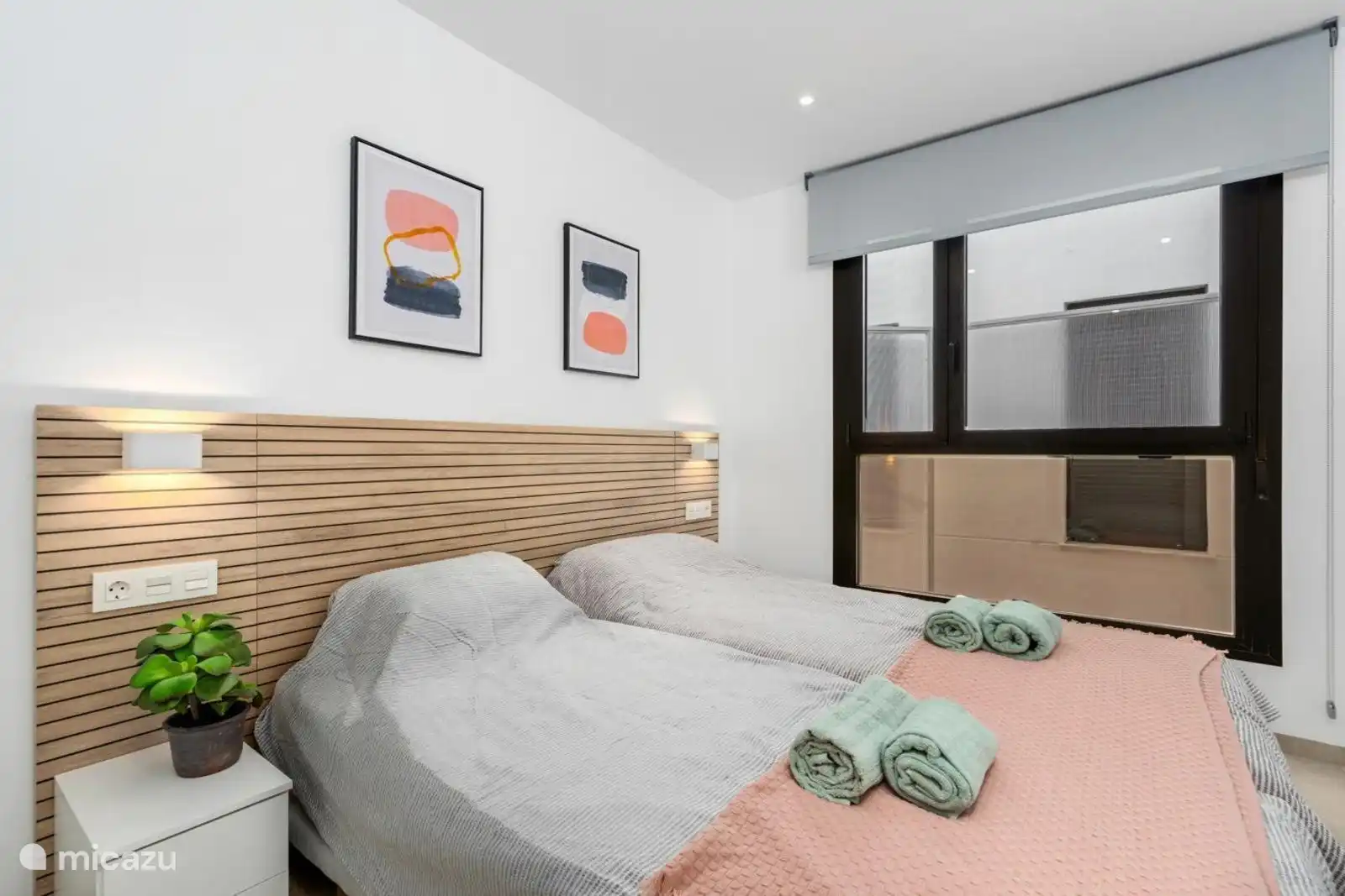 2-Personen-Schlafzimmer mit 2 Einzelbetten 