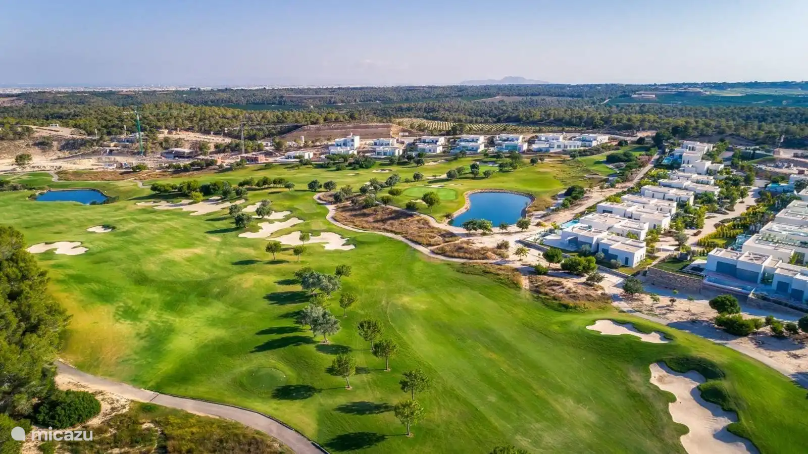 Überblick über den Golfplatz 