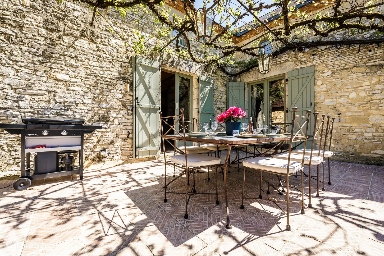 Terrasse mit Plancha