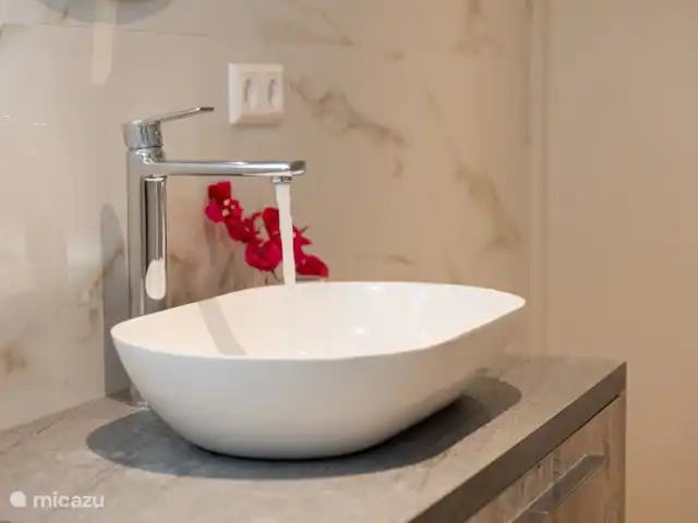 villa huren in Curaçao, Banda Ariba (oost), Vista Royal – Appartement Out of the Blue Benedenverdieping: Badkamer