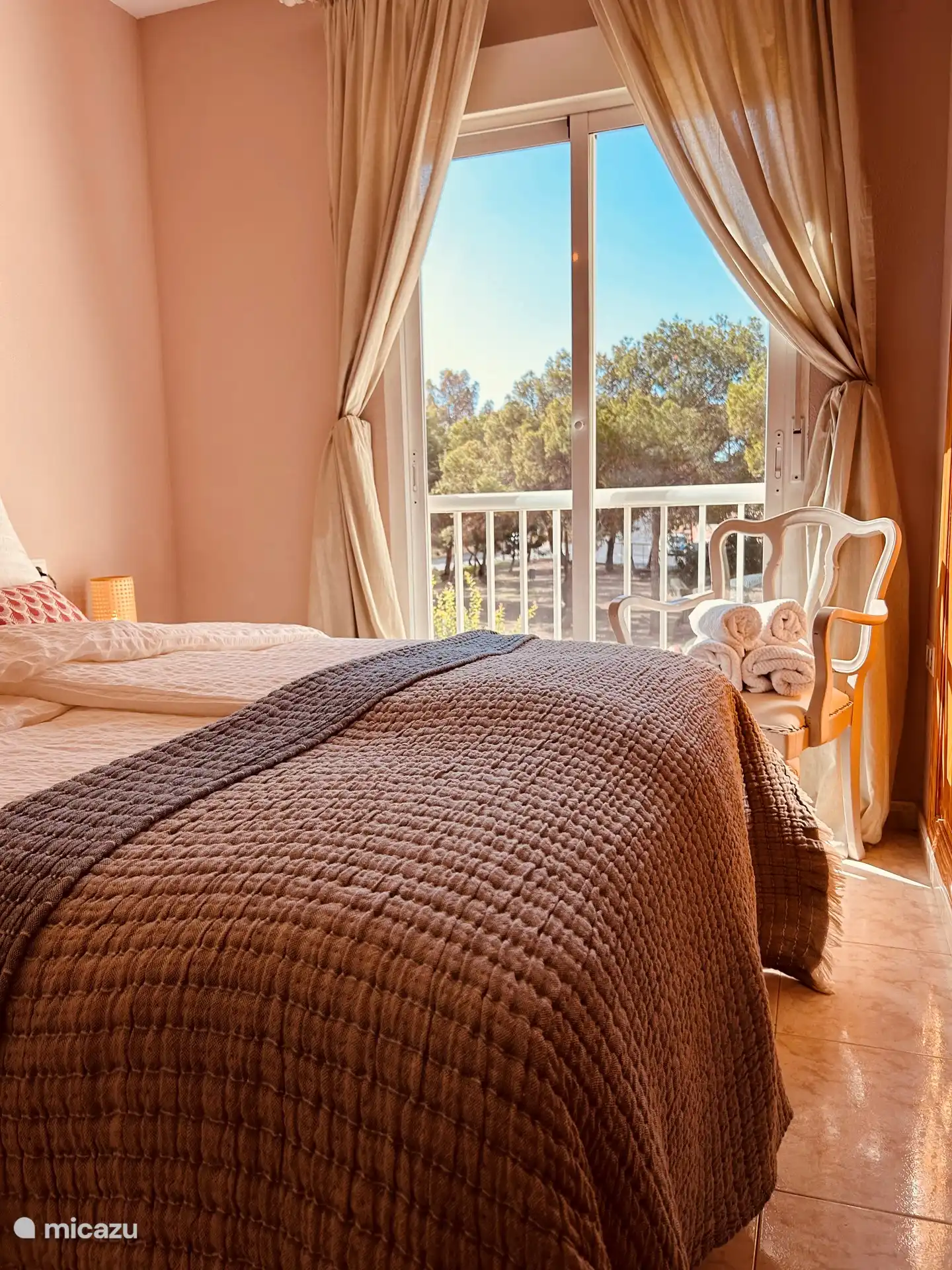 Schlafzimmer im hinteren Bereich