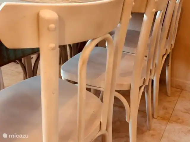 casa paredada en España, Costa Blanca, Albir – Casa Lagarto Mesa de comedor con espacio para 6 personas