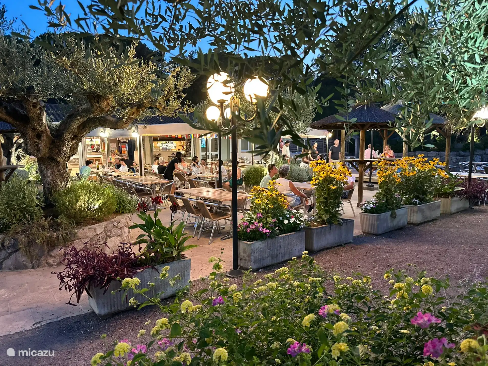 Restaurant auf dem Campingplatz