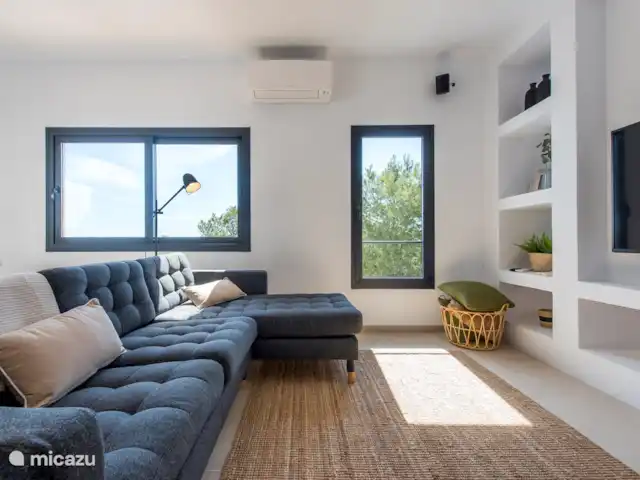Casa Zita Verde | Espagne, Ibiza, Cala Llonga - villa Salle de télévision