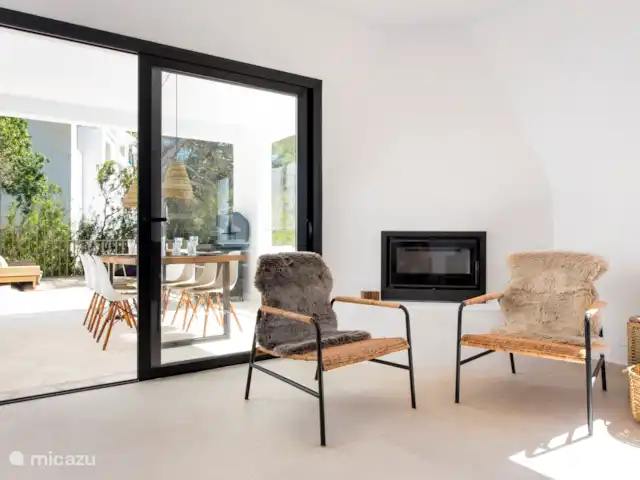 Casa Zita Verde | Espagne, Ibiza, Cala Llonga - villa Cheminée à bois