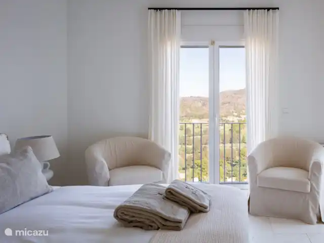 Ca La Garza | Espagne, Costa Blanca, Pedreguer - villa Voir les portes-fenêtres de la chambre à coucher