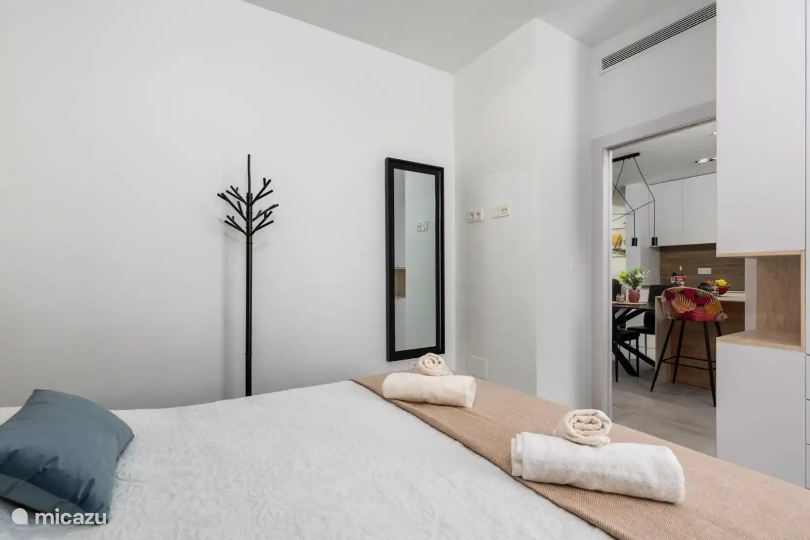 Schlafzimmer für 2 Personen mit Kingsize-Bett 