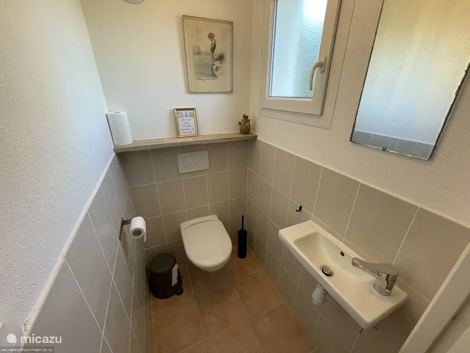 Toilette im Erdgeschoss