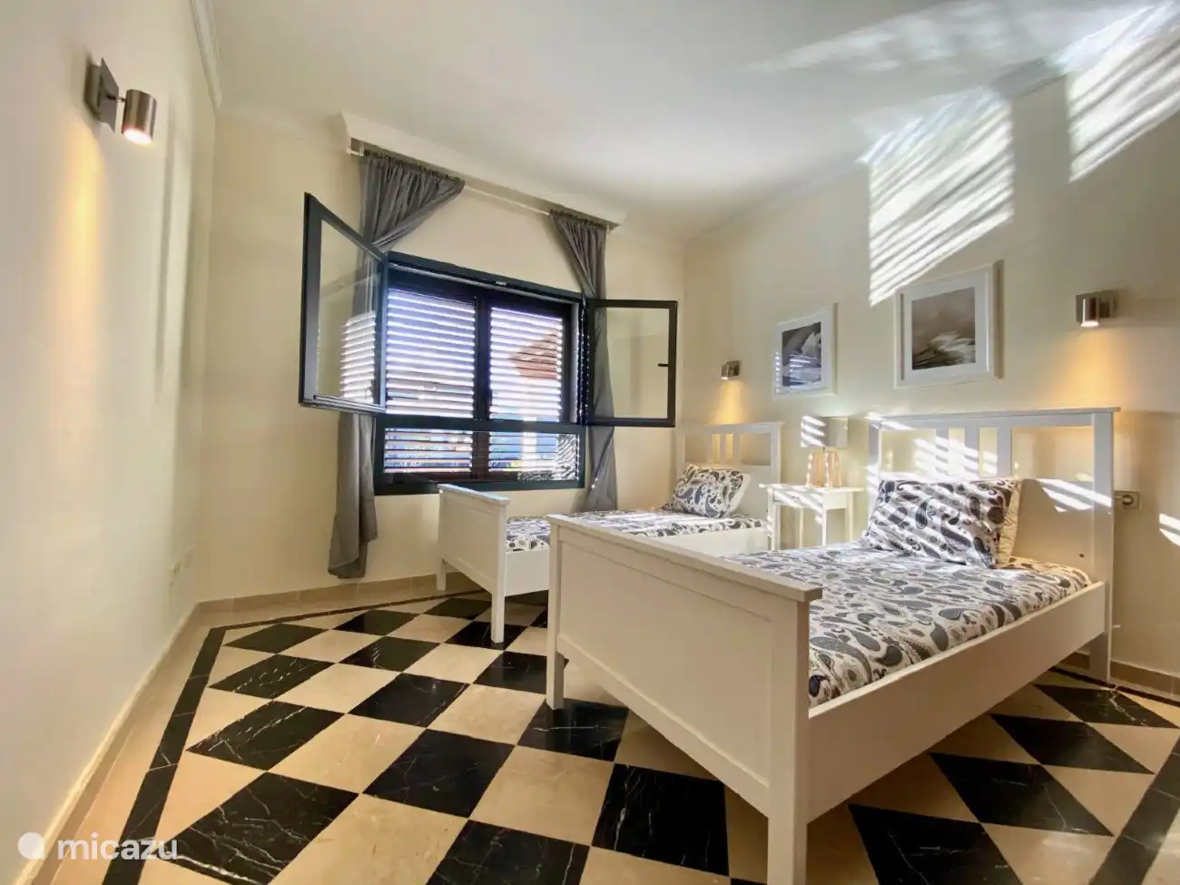 Bedroom 2 with two single beds