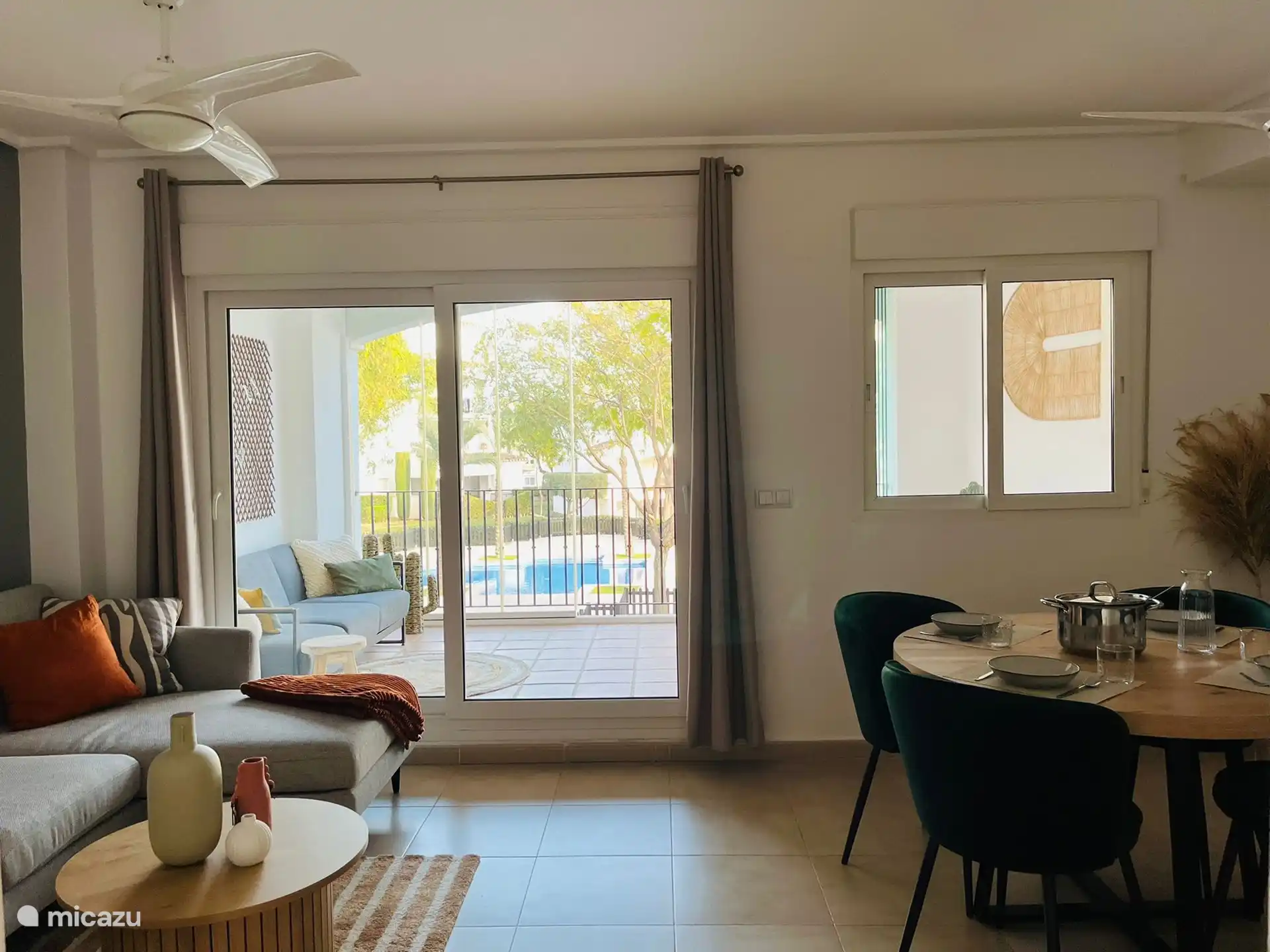 sitting area and terrace