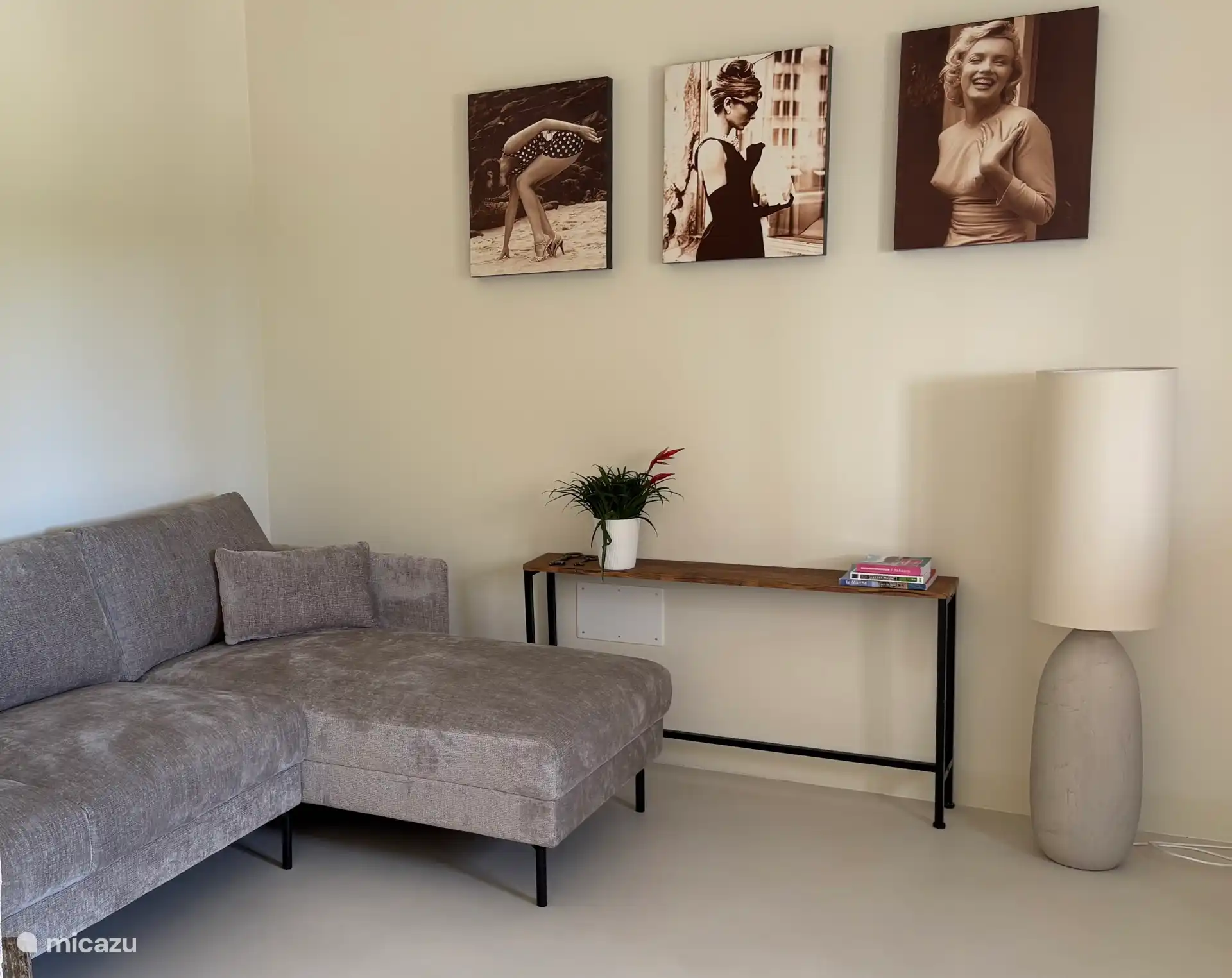 Wenn es draußen kälter ist. Dann zieh dich ins Wohnzimmer zurück, mit einem schönen Sofa und Fernseher. 