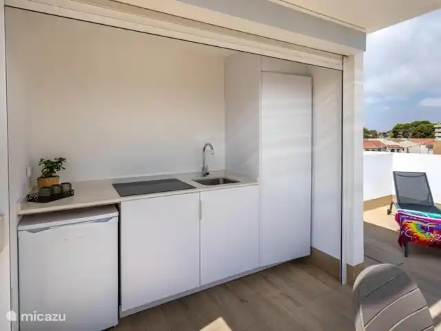 Lisboa Beach Apartment Sunset huren in Spanje, Costa Cálida, Lo Pagán - bungalow buitenkeuken