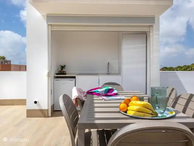 Lisboa Beach Apartment Sunset huren in Spanje, Costa Cálida, Lo Pagán - bungalow het dakterras