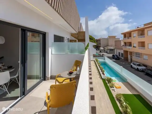 Lisboa Beach Apartment Sunset huren in Spanje, Costa Cálida, Lo Pagán - bungalow uitzicht vanaf balkon