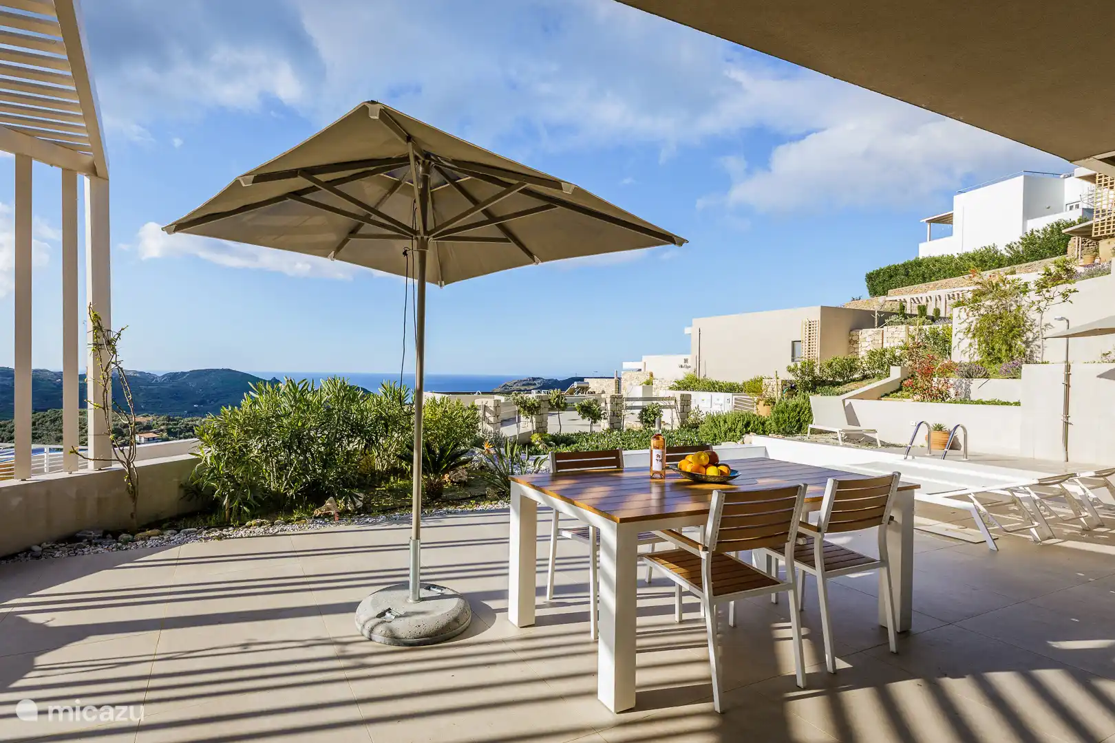 Ein schöner Blick auf das Libysche Meer