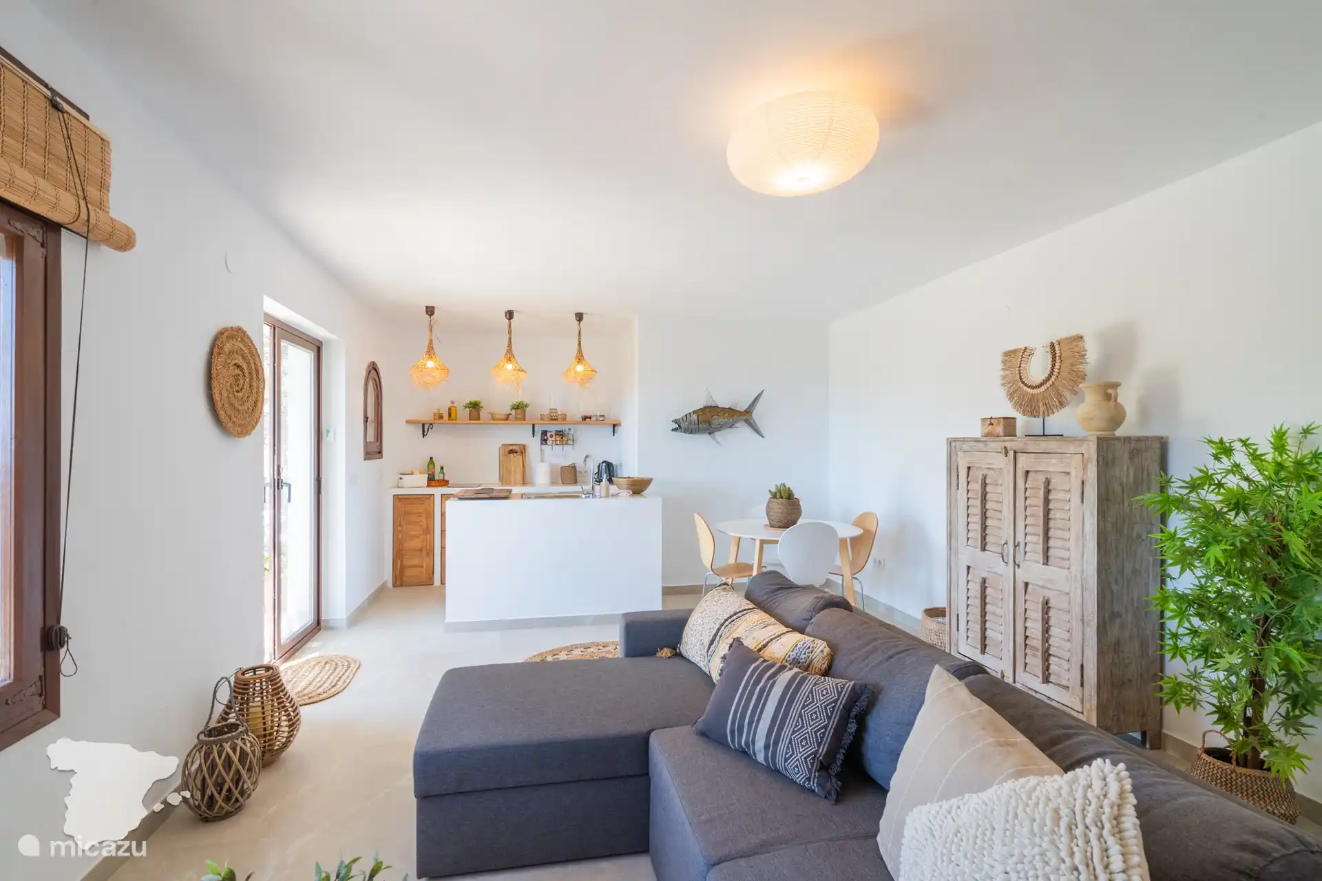 Rez-de-chaussée - Salon avec canapé-lit