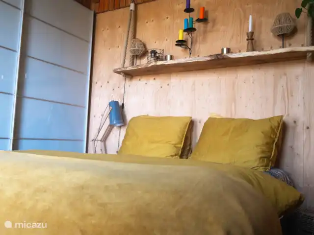 Dunas de Egmond en Países Bajos, Holanda del Norte, Egmond-Binnen - bungaló Dormitorio 1