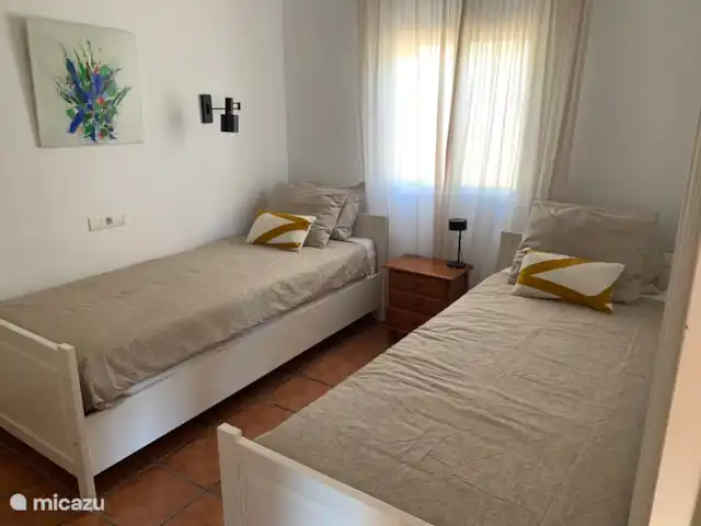 Cortijo el Caracol | Espagne, Andalousie, Viñuela - maison de vacances Chambre avec deux lits simples