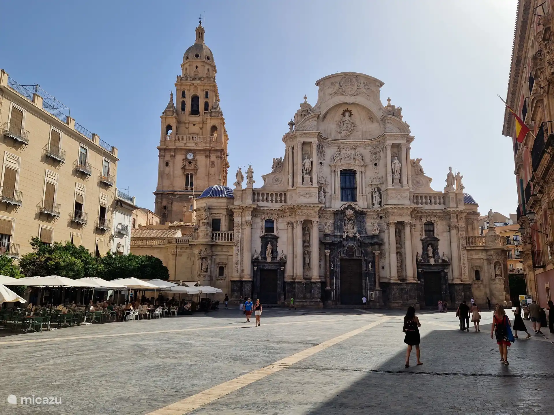 Cathédrale de Murcie. Murcie est à moins d’une heure de route et mérite une visite.