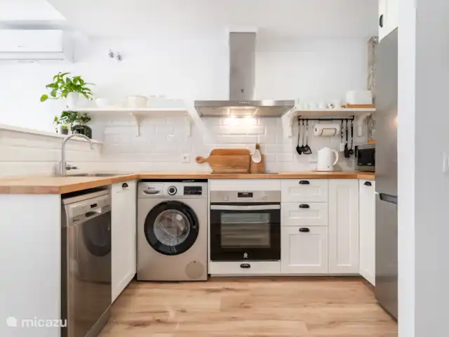 Location de Vacances Espagne, Costa Blanca, Jávea, appartement - Ca Bambú Cuisine ouverte