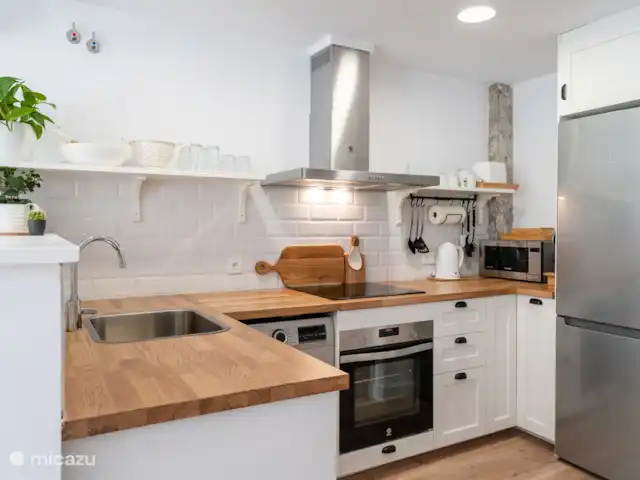 Location de Vacances Espagne, Costa Blanca, Jávea, appartement - Ca Bambú Cuisine ouverte