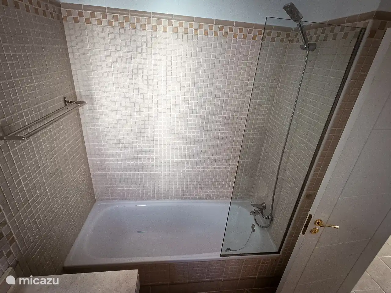 The bathtub to relax in.