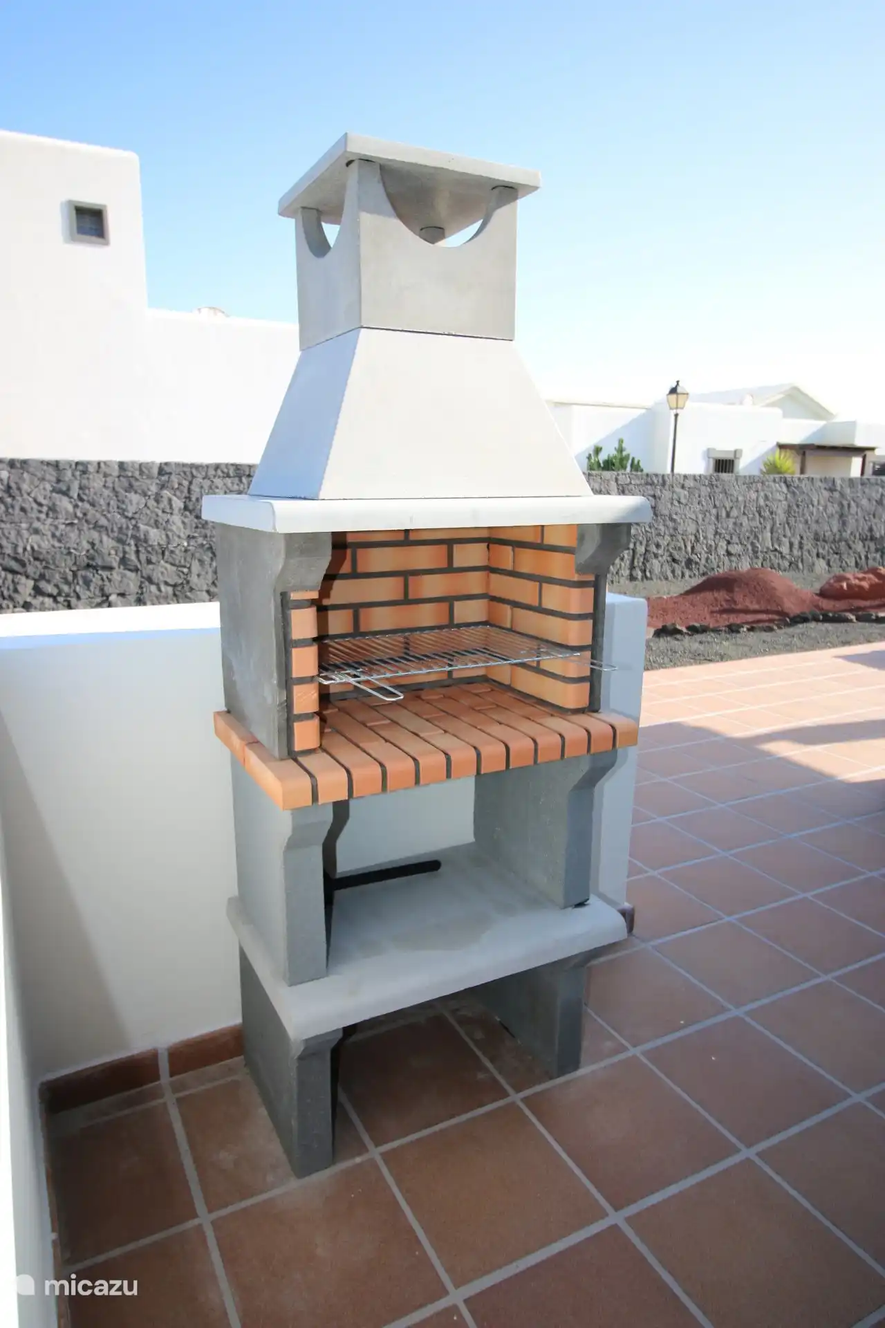 The fine outdoor barbecue