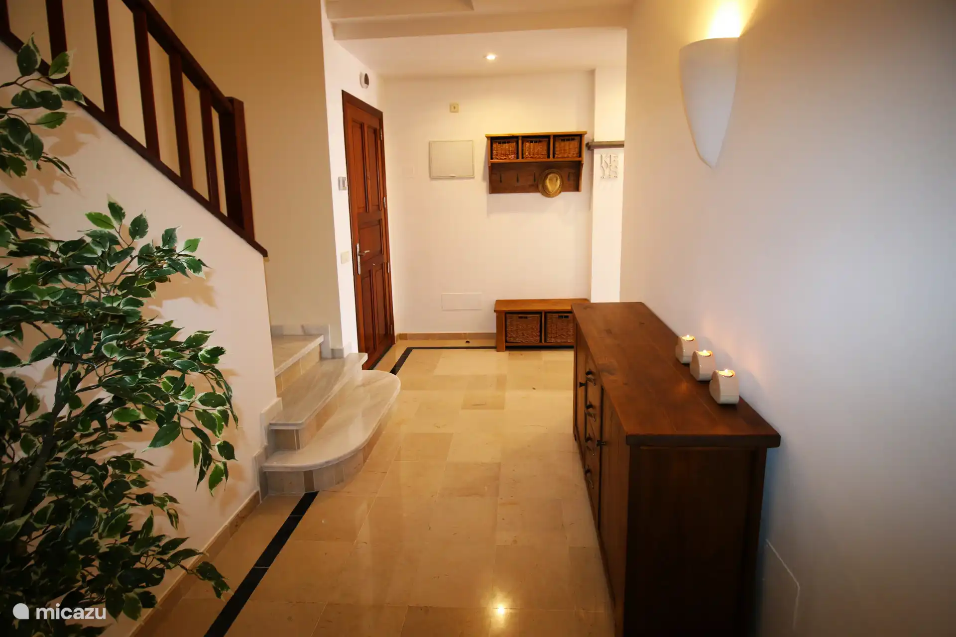 The beautiful hall to the top