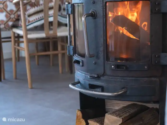 Zout Hout | Pays-Bas, Hollande du Nord, Egmond-Binnen - maison de vacances poêle de cheminée