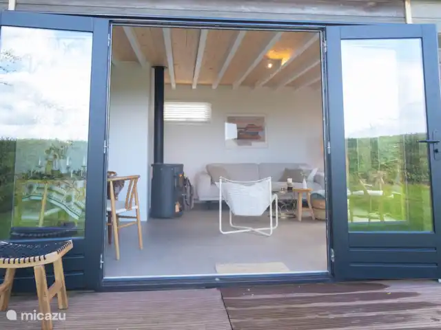 Zout Hout | Pays-Bas, Hollande du Nord, Egmond-Binnen - maison de vacances Portes-fenêtres donnant sur l’extérieur