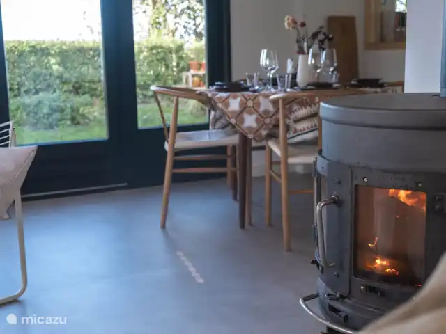Zout Hout | Pays-Bas, Hollande du Nord, Egmond-Binnen - maison de vacances poêle de cheminée
