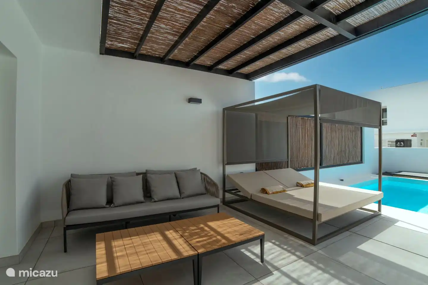 Relax on your lounge bed with a good book