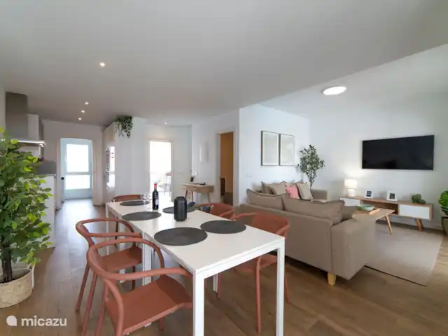 Casa Papagayo | Espagne, Lanzarote, Playa Blanca - villa Salon confortable avec coin repas