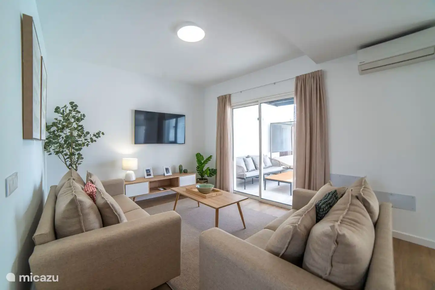 And a television with international channels