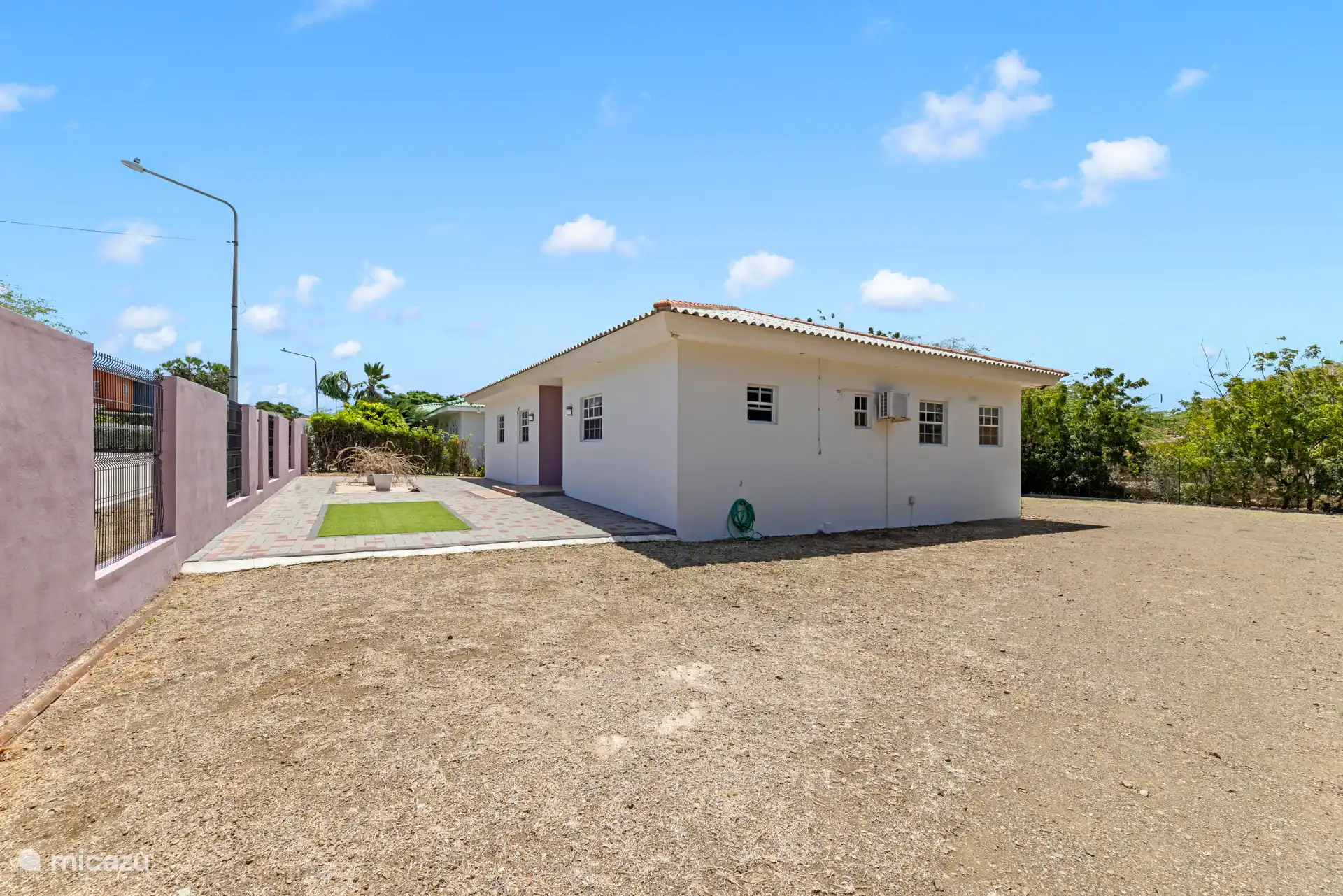Ample parking space in the garden