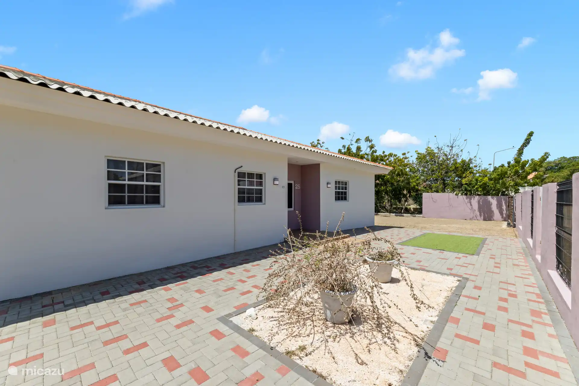 front house with terrace