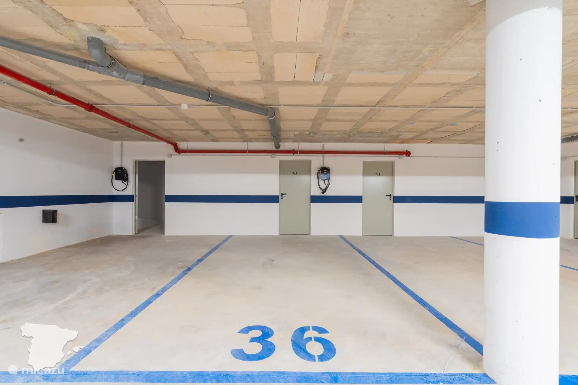 Parking privé dans le garage souterrain