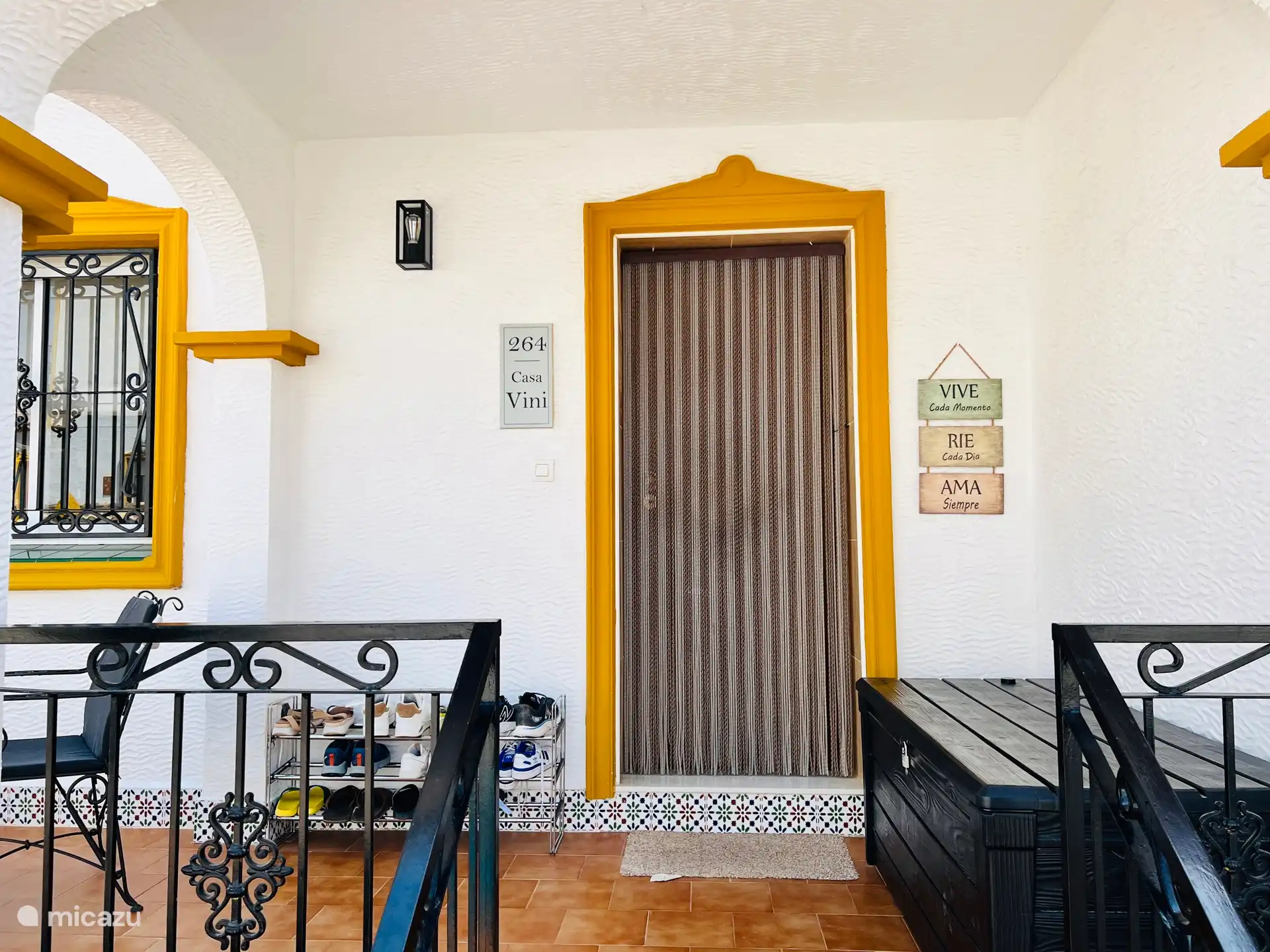 Haustür von Casa Vini 