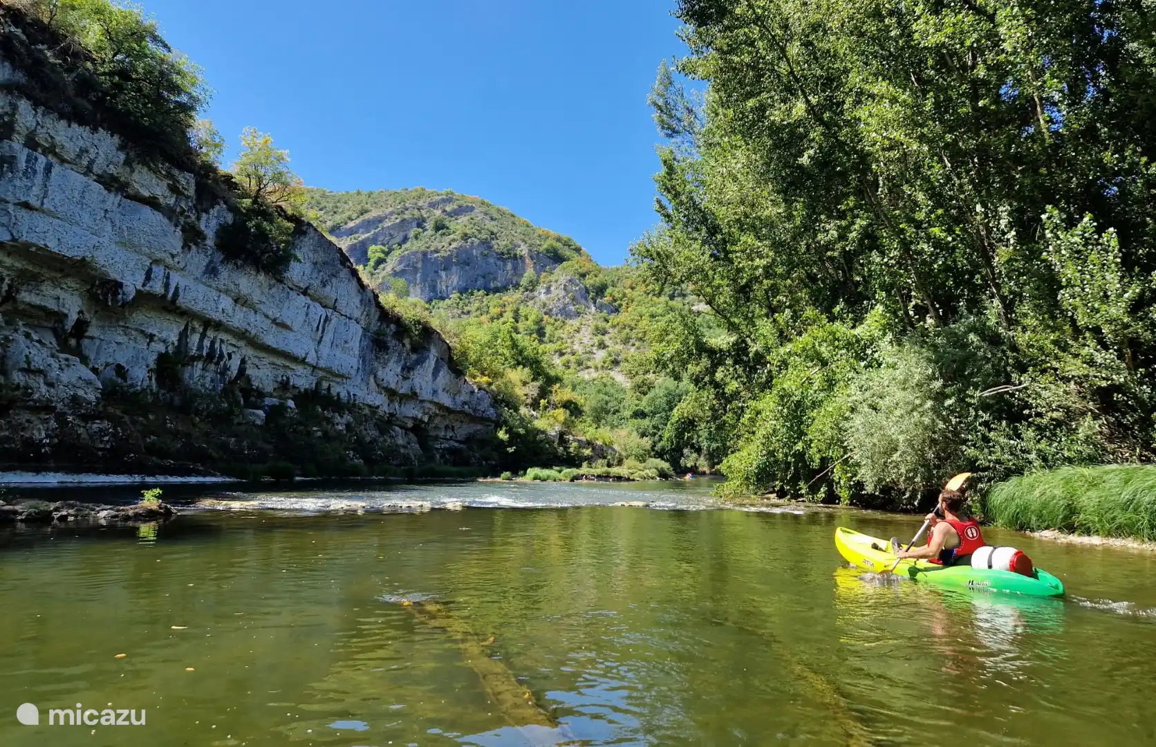 Kanufahren auf dem Lot of Célé