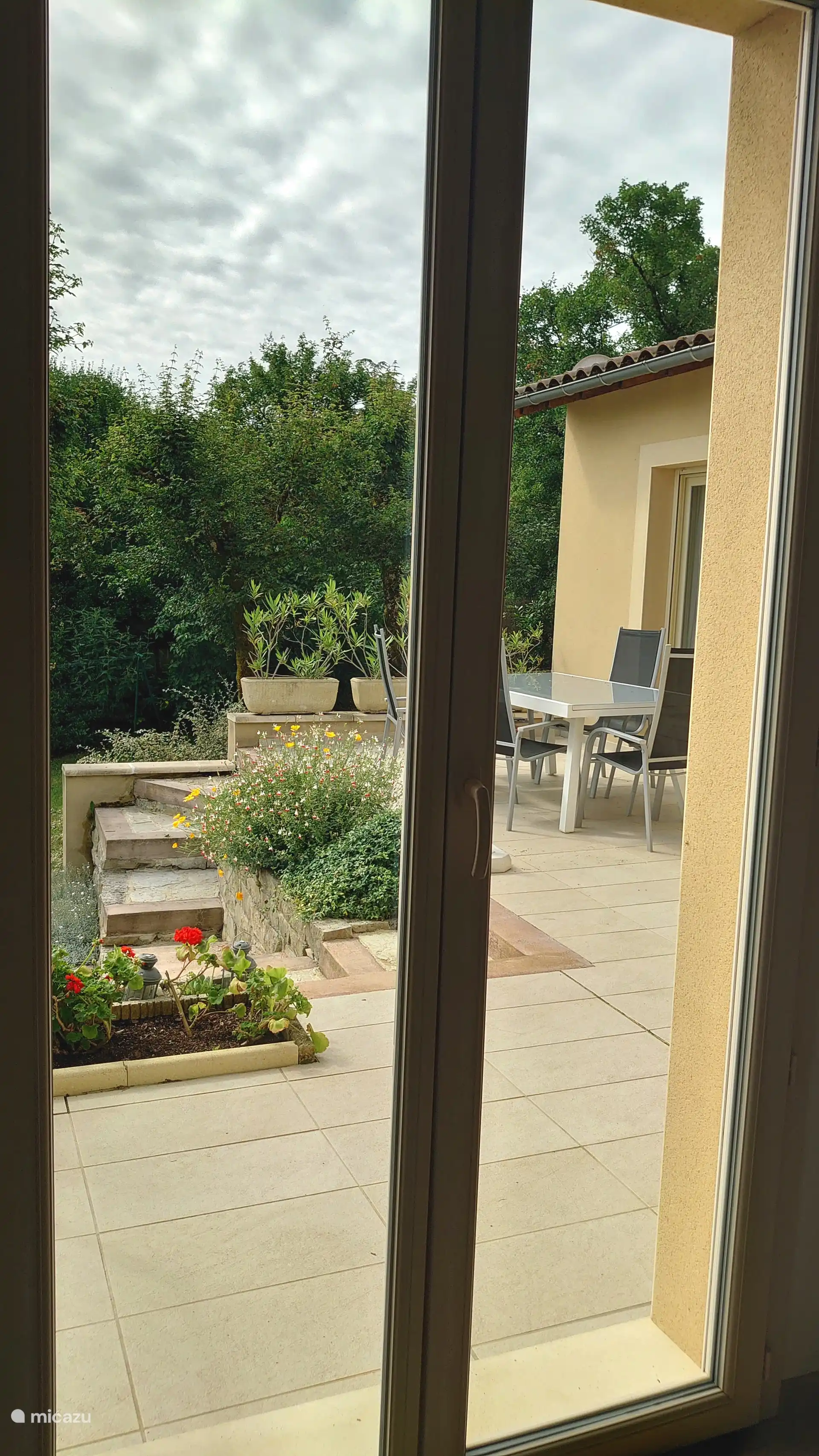 Terrasse im Wohnzimmer von Schlafzimmer 1