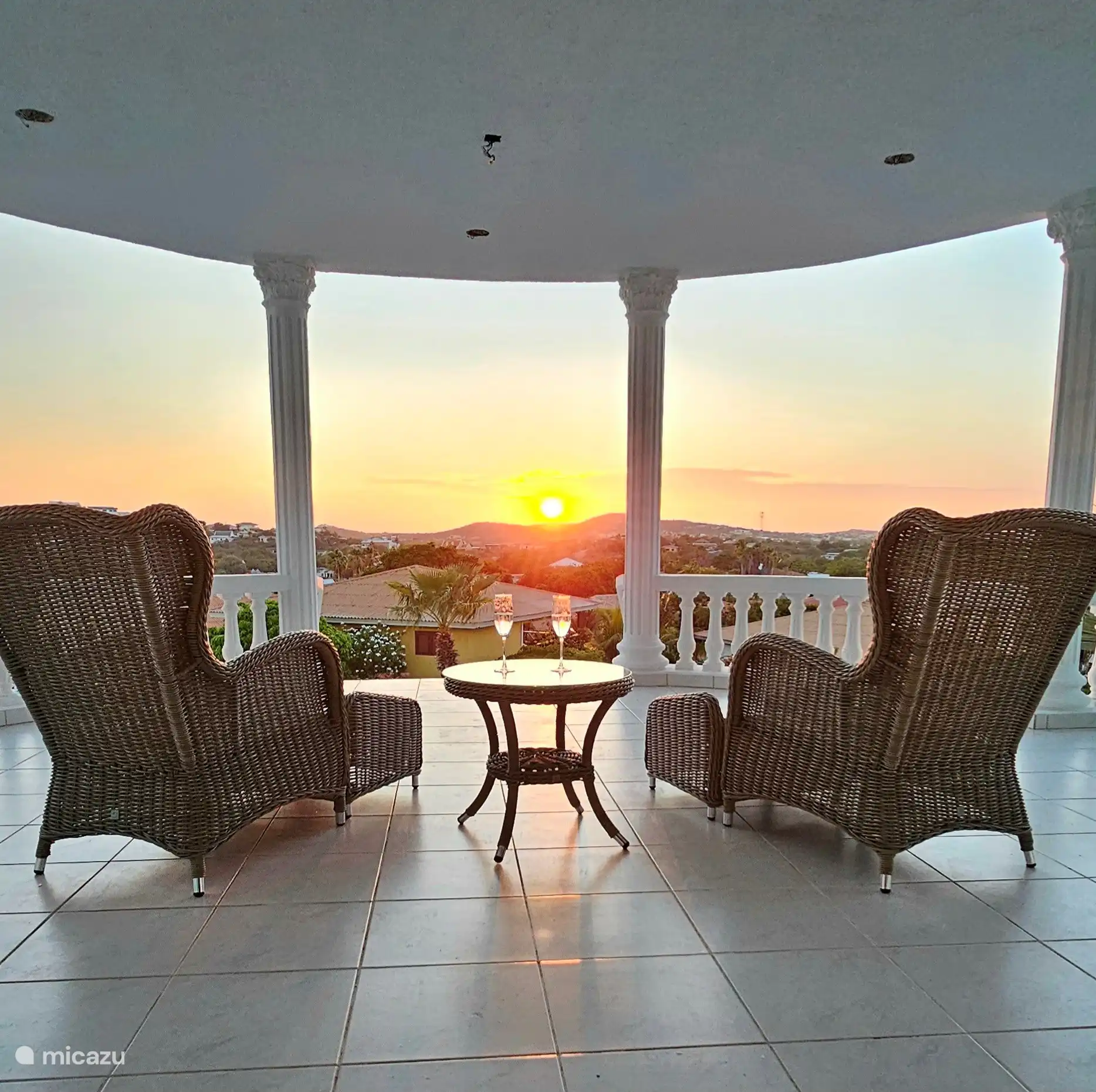 Breathtaking sunsets.