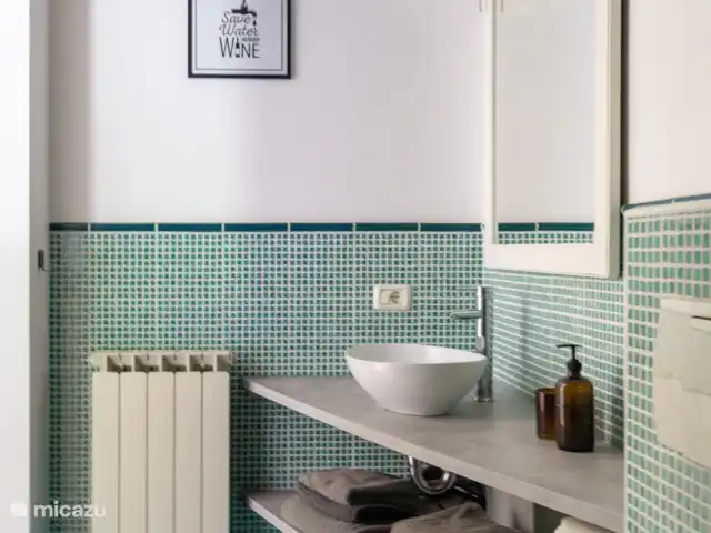 Location de Vacances Italie, Marche, Arcevia, appartement - Rosa nel Pozzo - Appartement Olive Beaucoup d’espace pour vos articles de toilette