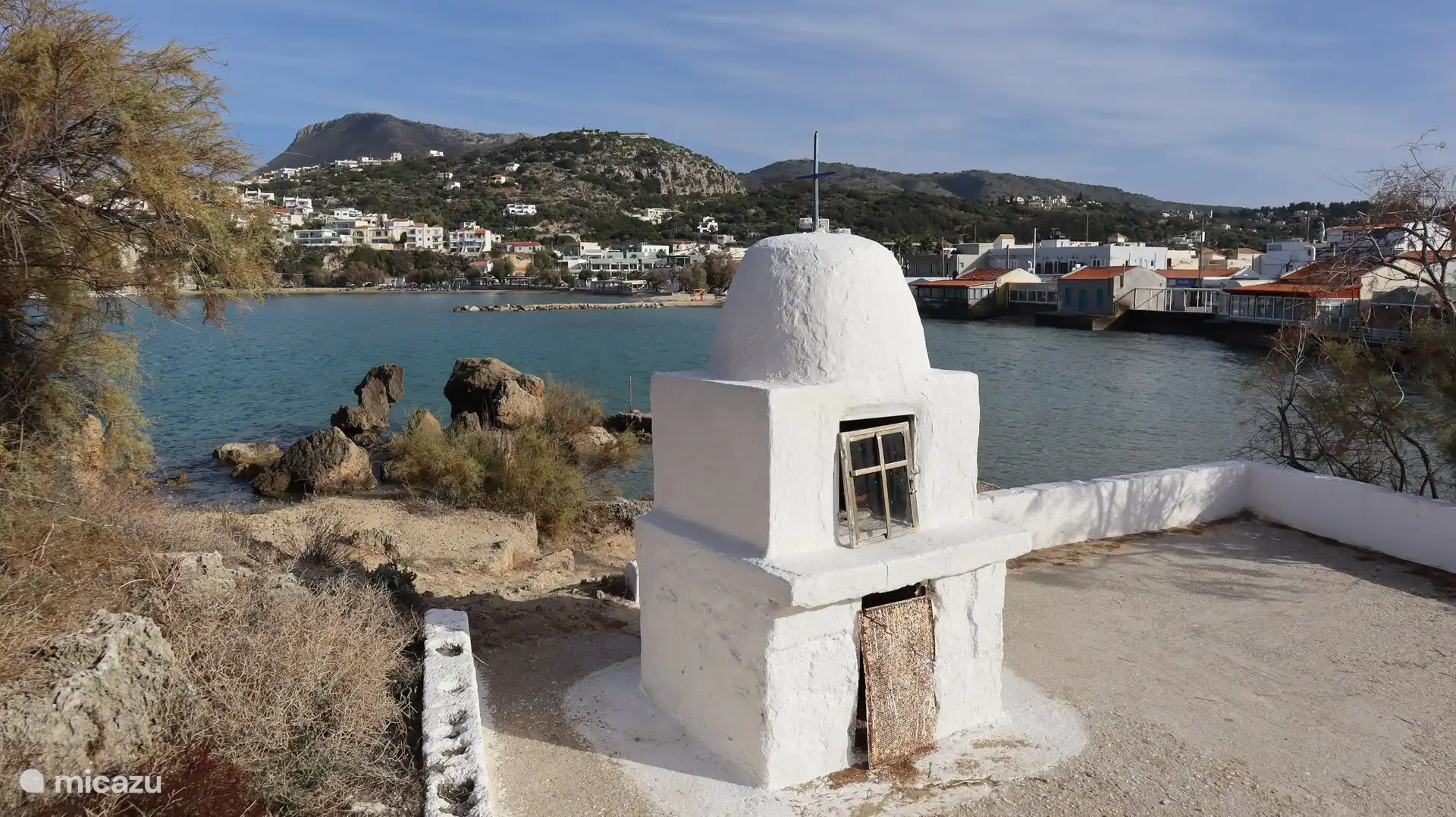 The nearest beach is located in Almyrida.