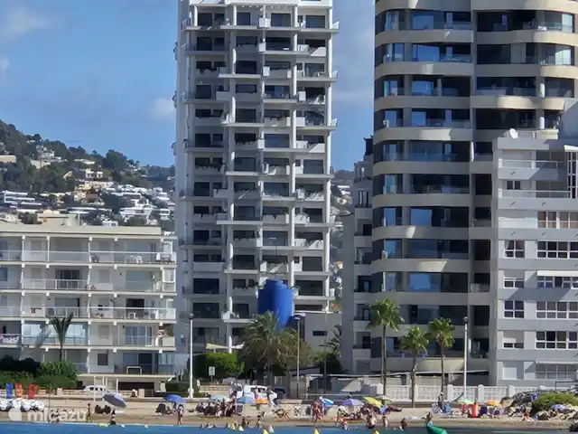 Silvertower Calpe huren in Spanje, Costa Blanca, Calpe - appartement Zicht vanop zee op het appartement