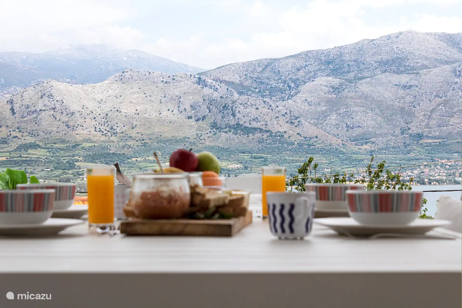 Vue du petit-déjeuner