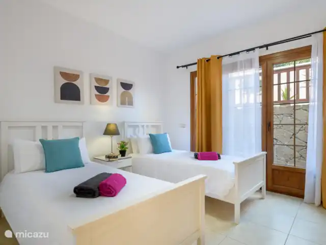 Villa Rose I  | Espagne, Lanzarote, Playa Blanca - villa Chambre 3 au sous-sol avec deux lits simples