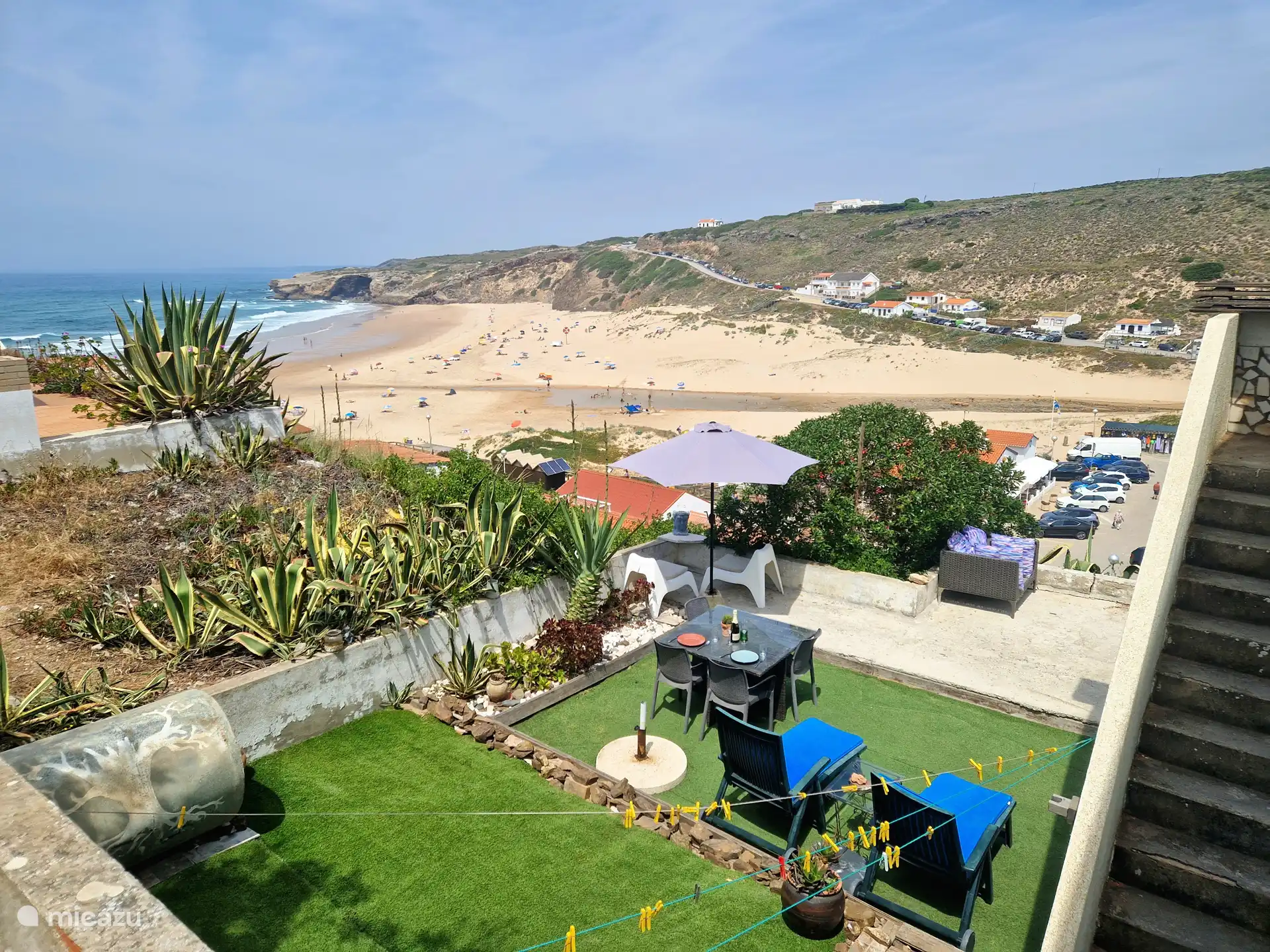 view towards the garden area